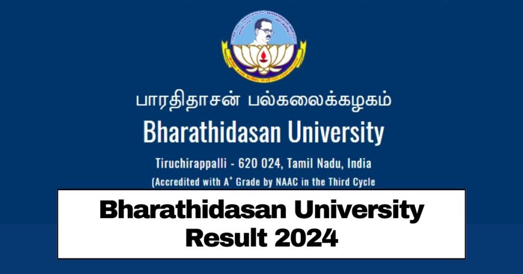 bharathidasan-university-result-2024